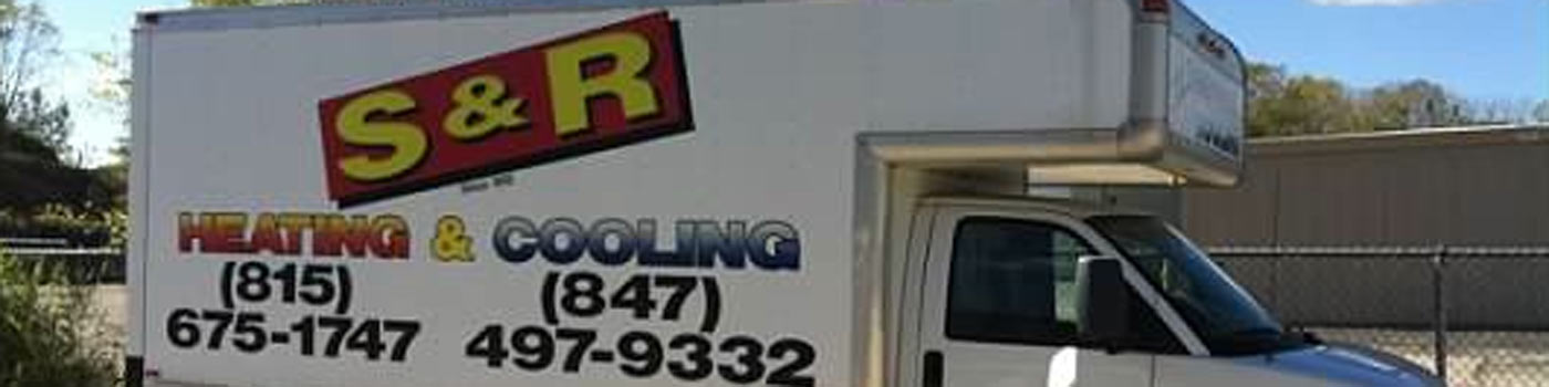 S & R Heating & Cooling truck